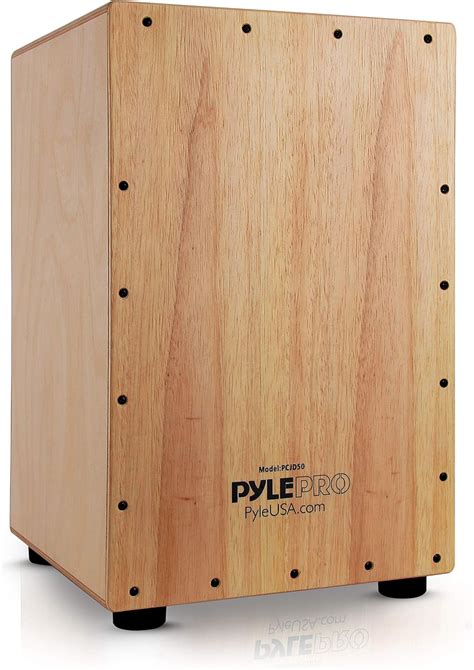 Pyle Wooden Hand Drum Percussion Beat Box